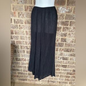 Tianello Women's Wide Leg Pants Size S Pull On Black Palazzo black New with Tags